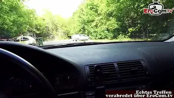 Deutsche Milf Schlampe abgeschleppt - Echtes EroCom Date mit Outdoor fuck