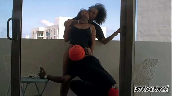 big booty latina hoe get anal fuck by two bbc