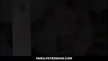 FamilyStroking.com - Two Teen Step Sisters Threesome With Step Brother While Stuck Under Bed