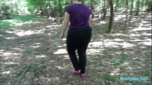 Young Chubby with Big Ass Suck and Fuck in Forest!