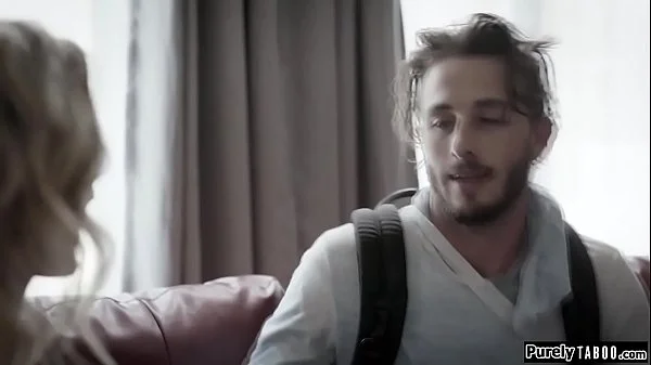 Milf is seducing her runaway stepnephew