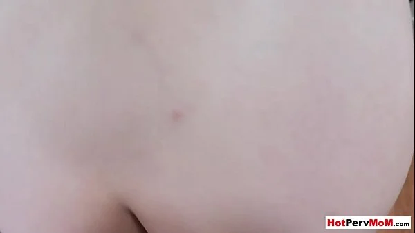 Blackmailed MILF stepmother fucked in shower by stepson