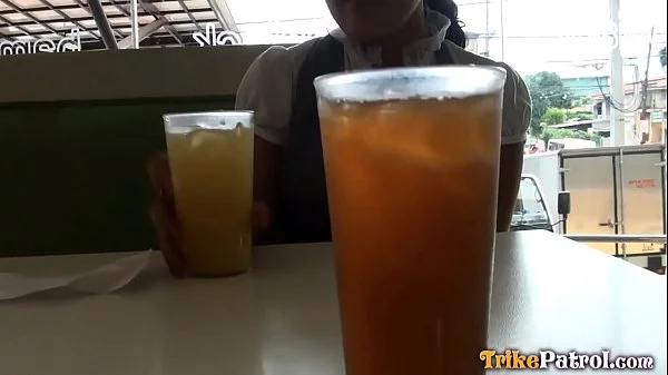 TRIKEPATROL Petite Asian Skillfully Sucked Big Throbbing Cock