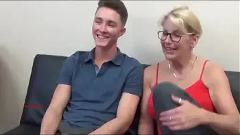 Horny Teacher fucking young cock