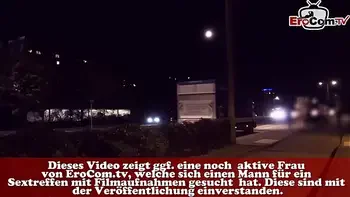 Deutsche Mollige dicke Teen Flirt auf Straße und dann abgeschleppt zum EroCom Date Outdoor