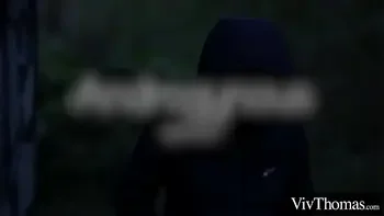 Ebony beauty follows her lover home and fucks her to orgasm