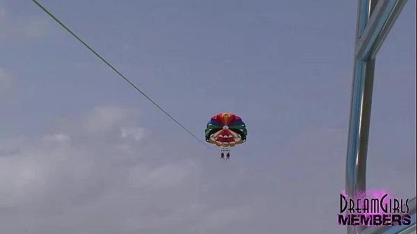 Home Video Naked Parasailing With Three Wild Spring Breakers