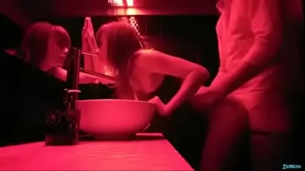 Hard sex in night club, cum in mouth: mydateup.com