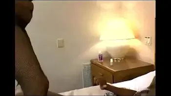 Latin floozie Mia Domore likes to play with man's huge black cock then she sits on his face and he whistles in the dark