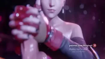 Tifa double handjob by bulgingsenpai