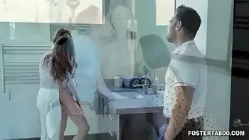 Foster teen stepdaugther Charlotte Sins discovered that her foster stepparents always wants an intimate bonding so they let her joins them in a stepfamily 3some.