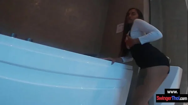 Amateur Thai teen with an amazing ass fucked in a jacuzzi