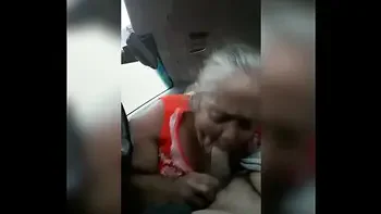 Grandma rose sucking my dick after few shots lol