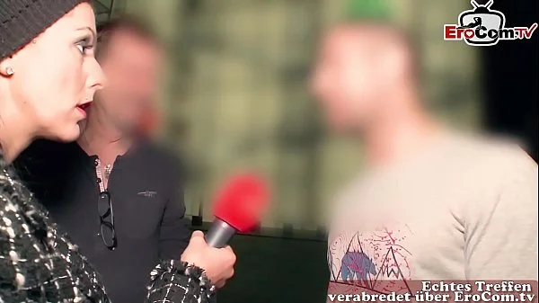 Deutsches Straßencasting - Fremde Männer nach sex gefragt