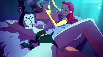 Teen Titans orgy (Queencomplex)