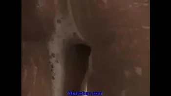 Cute Brunette Taking A shower