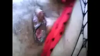 Fingerin herself by the PC