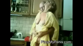 old couple having fun in cithen