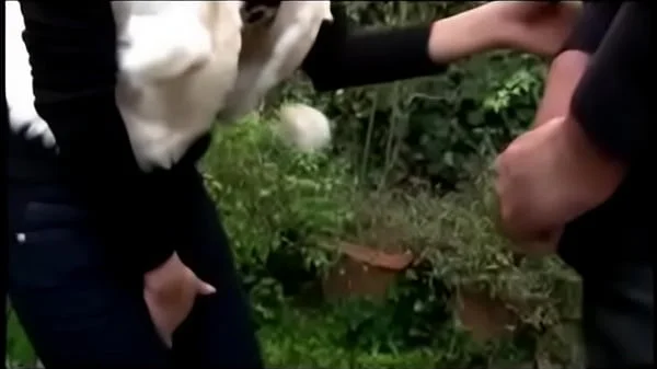 Hot Girl Picked Up and Swallowing Load