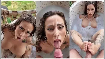 Pipe, Footjob Et Faciale Au Paradis ! Hawk Tuah Contest