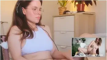 Daniela Masturbates While Watching Her Favorite Ersties Model