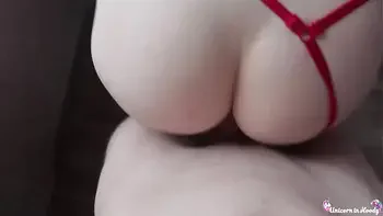 Fucked Housewife in the Kitchen - Cum on Pussy