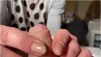 Limp And Hard Dick Foreskin Play Until He Cum Shoot