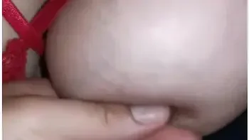 My Friend Models Her Thongs And Jerks Me Off Until I Cum In Her Hands!