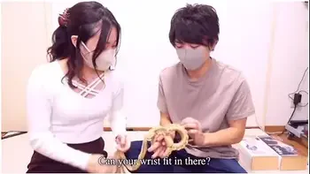 縄て緊縛された彼女をハイフと種付けフレスて拘束調教 Japanese Rope Tied Up Fuck - Extreme Orgasm With Restrained Bondage