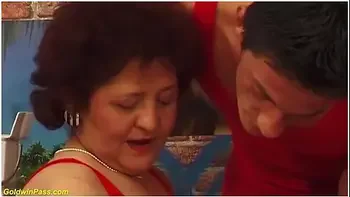 Grandma Fucked By Fitness Coach