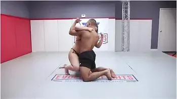 Victoria Voxxx Vs Jaxson Briggs - Interracial Sex Fight And Fucking