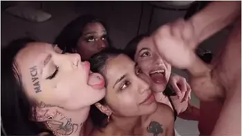 Wild Orgy With The Pornstars Of The Moment! 10 Actresses Want To Enjoy 4 Huge Cocks In Their Holes! - Jesus Reyes, Yenifer Chacon And Aaliyah Yasin