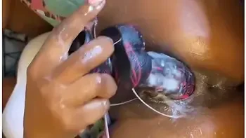 Ripped Yoga Panties Creamiest Pussy Fucked