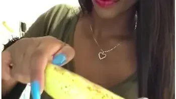 Asmr - Coworker Roleplay - Twerking - Banana Eating - Ebonylovers