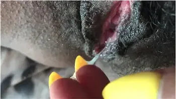 Cumming, Fingering & Peeing All Over Myself. Extreme Close Up