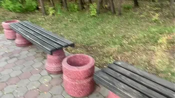 caught in the park! She walks with the butt plug and fucks herself with a vibrator! - CreamySofy