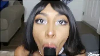 Aliya Bunny Costume Creamy Dildo Fuck