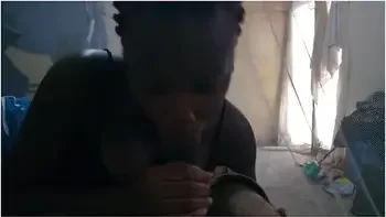 Ghetto Ebony Hoodrat College Hoe Sucking Big Dick For Her Tuition Fees - Ashaichious