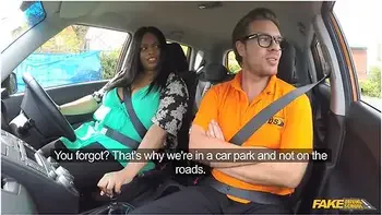 Ebony Bbw Takes Off Her Big Panties And Has Sex In A Car With Ryan Ryder And Busty Cookie