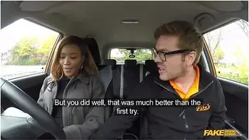 Ebony Beauty Kiki Minaj Having Sex In A Car In A Public Area