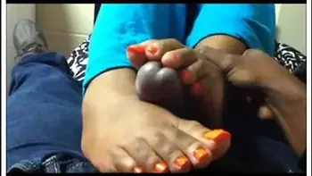 Footjob Spunk Flow Cumpilation