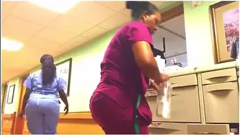 NURSE WITH A ROUND PLUMP ASS!!!!