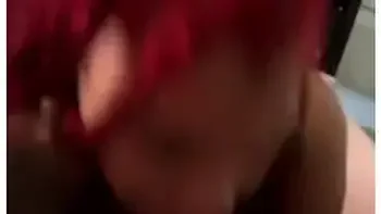 Pretty Redhead Facial