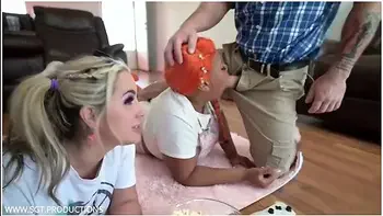 Misty And Shanice Luv Gamer Girls Ignore Step dad 1080p