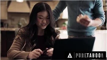 Small Town Girl Lulu Chu Gets Horny While Hearing Roommate Raw & Dirty With Slimthick Vic