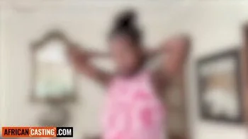 Black MILF With Natural Tits Stretched Deep By Big American Cock