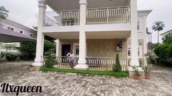 Giant African Cock Gardener Fucks Hard Outdoor BBC Blowjob Amateur