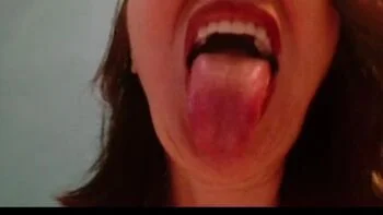 Hairy Russian MILF Angela Lady POV Pussy Close-Up Tongue Licking and Cum in Mouth