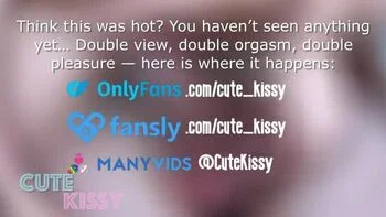 Canadian Homemade Reverse Cowgirl Creampie - Cute Kissy Gets Filled Up Close