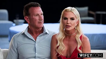 Hot Blonde MILF Tatiana Steele Filled By BBC While Hubby Films - Big Tits, Blowjob, Doggystyle